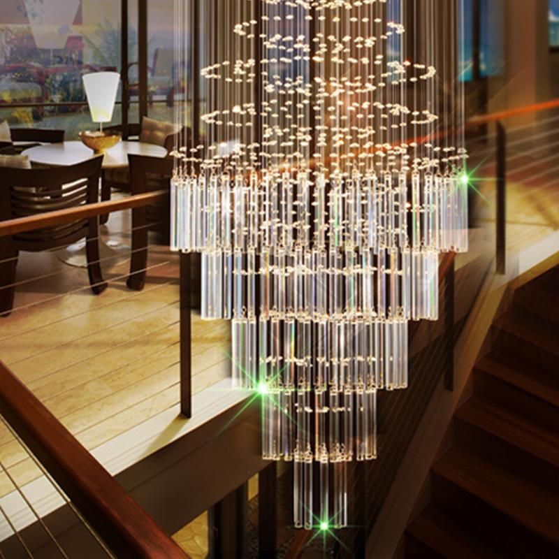 Floating Castle Round Raindrop Crystal Chandelier Ceiling Lights Chandelier Ceiling Lights, Round Raindrop Crystal Chandelier