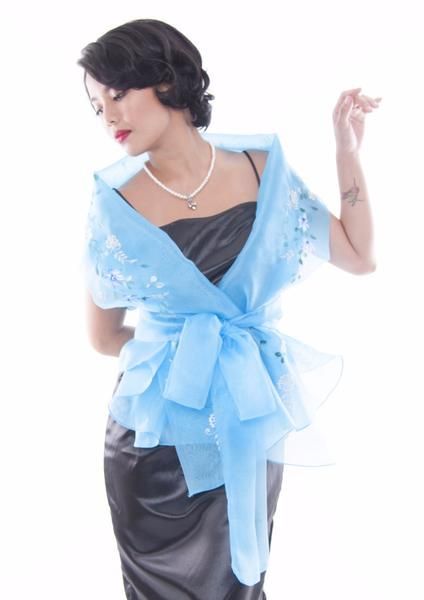 Women/'s Alampay Orange 001 Filipiniana
