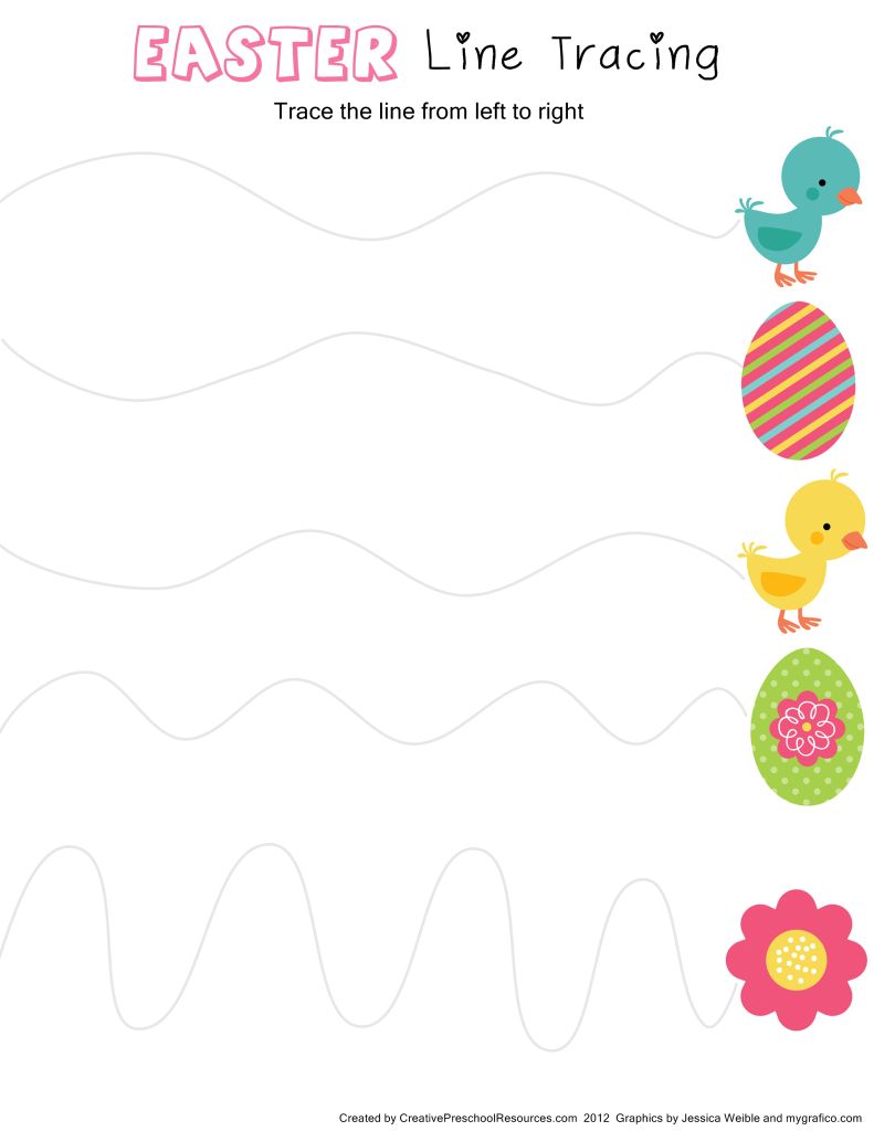 Worksheets Lines To Cut For Preschoolers easter trace and cut practice printables school activities printables