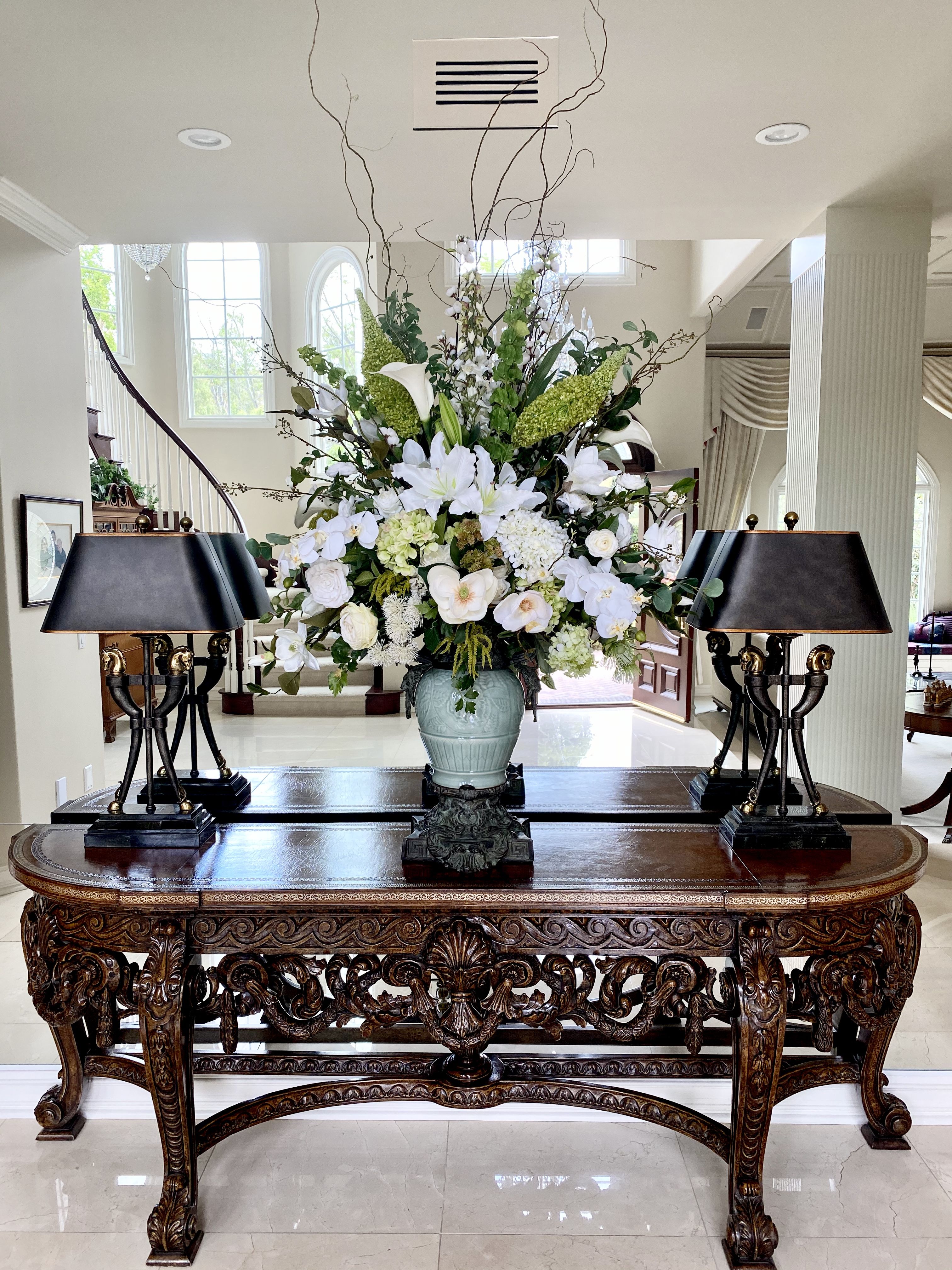 38×22cm ZR-DECOR European-Style Retro Resin Large Flower Vases for Living Dining Room Table Centerpiece Bedroom Office Hotel Home Decoration Hand-Painted Tall Decorative Vase 38×22cm ZR-DECOR European-Style Retro Resin Large Flower Vases for Living Dining Room Table Centerpiece Bedroom Office Hotel Home Decoration Hand-Painted Tall Decorative Vase