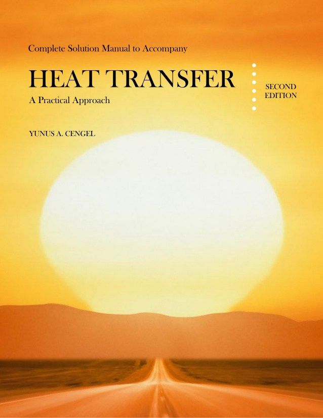 Heat Transfer Cengel Solution Manual PDF