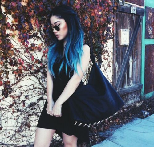 blue hair tumblr ile ilgili görsel sonucu | Blue Hair Color Ideas ...