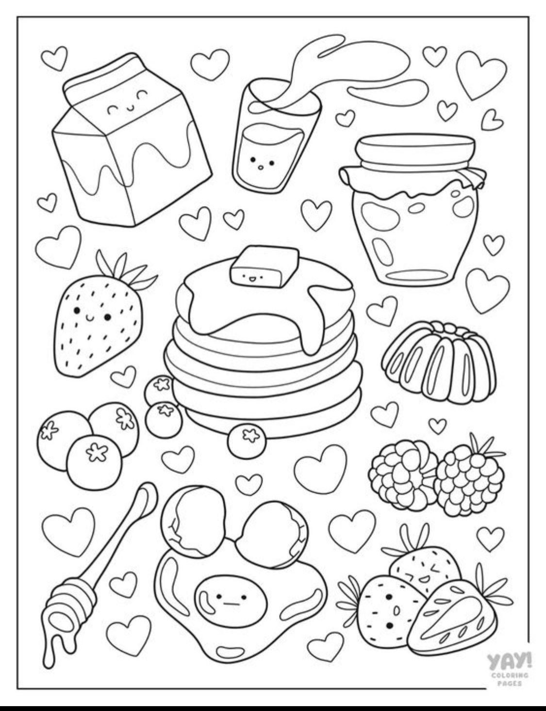 Pin On Tarfah In 2024 Cute Coloring Pages Pattern Coloring Pages famous-spanish-foods-and-drinks
