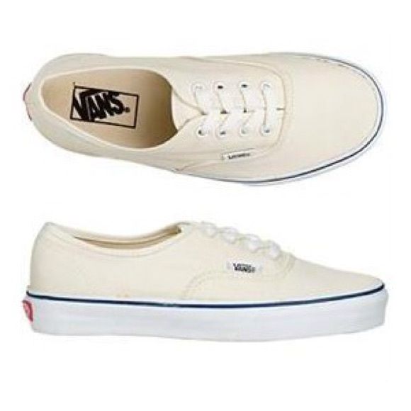 womens cream vans