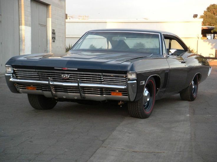 1968 Impala hidden headlight | Vintage muscle cars, Classic cars, Impala