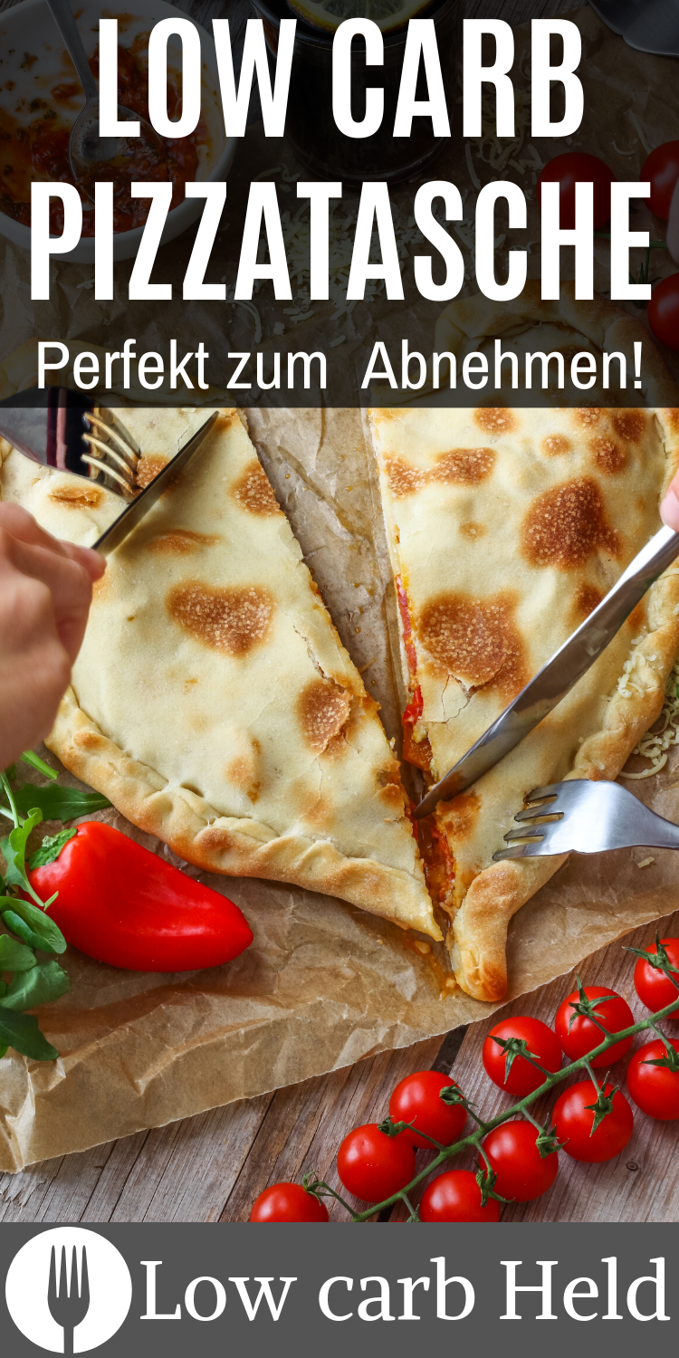 Super leckeres Rezept für low carb Pizzataschen. Unbedingt ausprobieren!