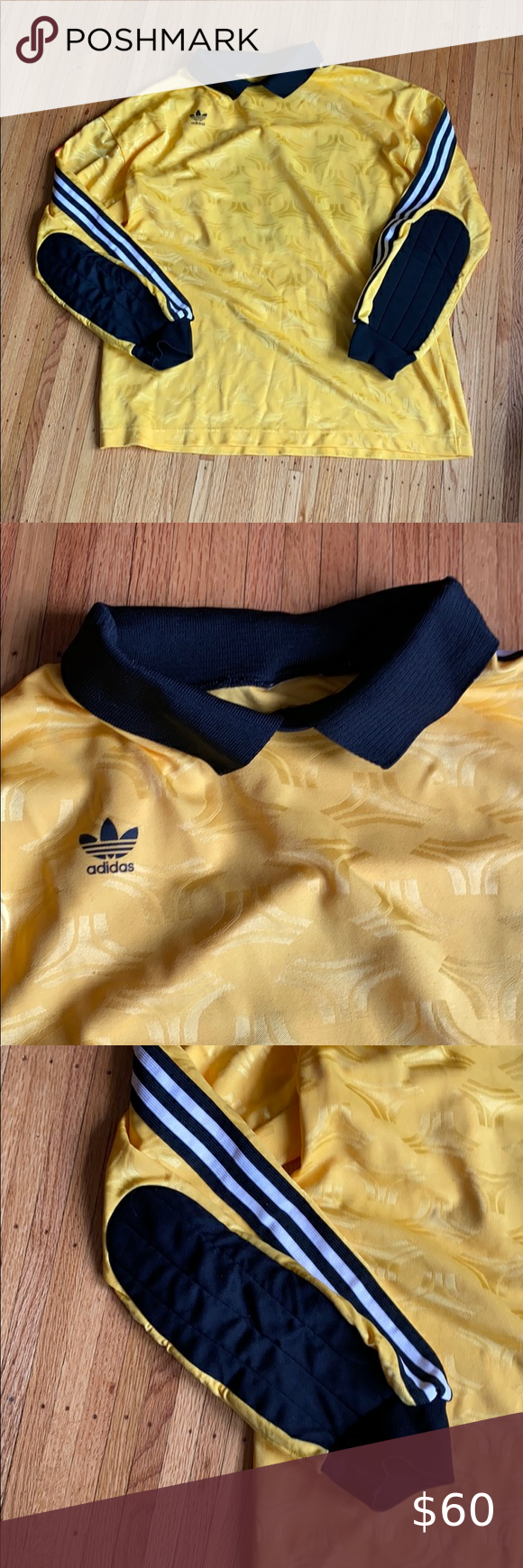 Download VTG adidas soccer goalie jersey in 2020 | Adidas soccer ...