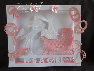 Download Cricut SVG Template Baby Luminaire Box TF0290 in 2020 | Card making templates, Template design ...
