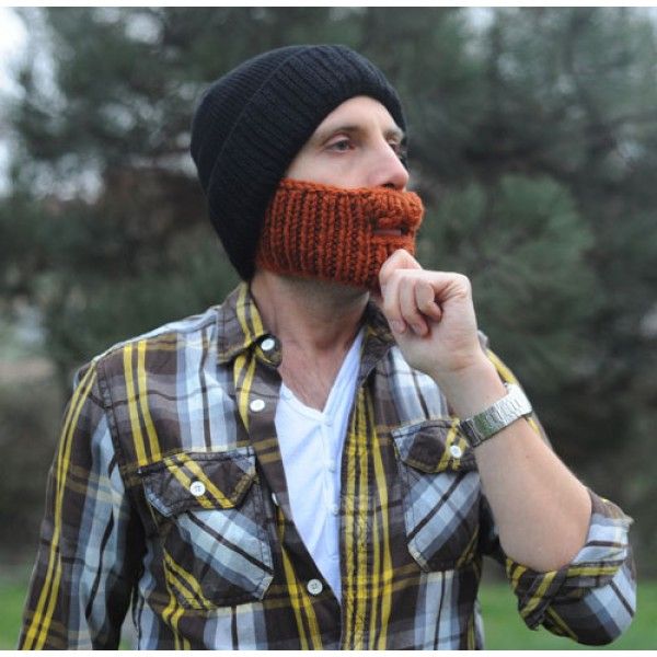 Sakalli Bere Beard Hat Siyah Bere Kahve Sakal Siyah Bere Bere Sakal