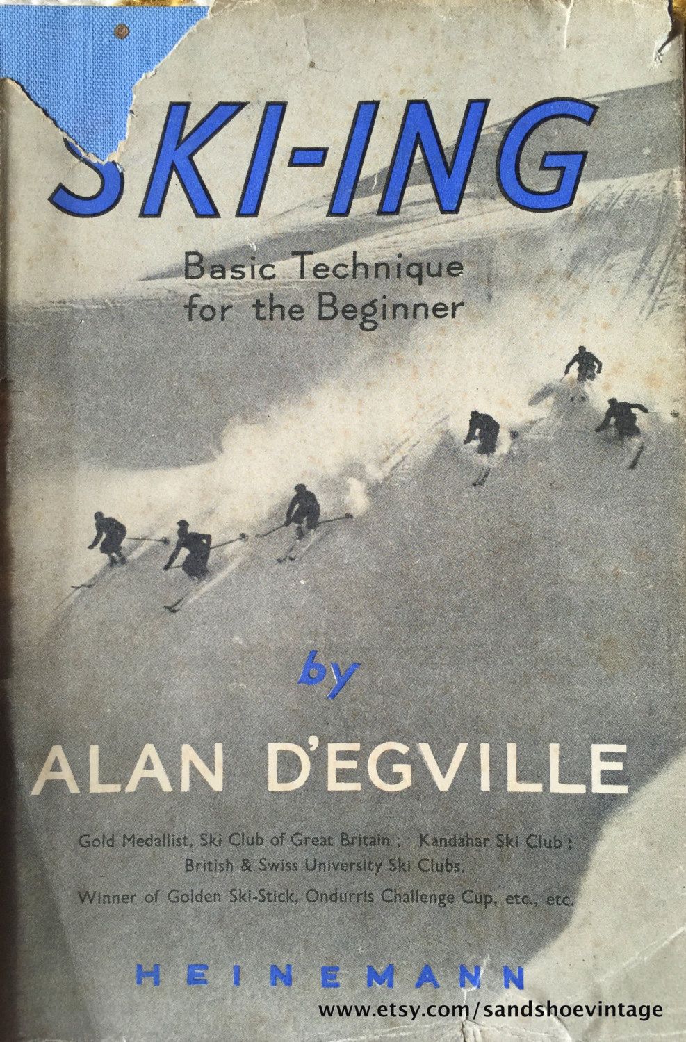 1947 Ski Ing Basic Technique For The Beginner By Alan D Egville 1947 Ski Ing Basic Technique For The Beginner By Alan D Egville Sandshoevintage On Etsy