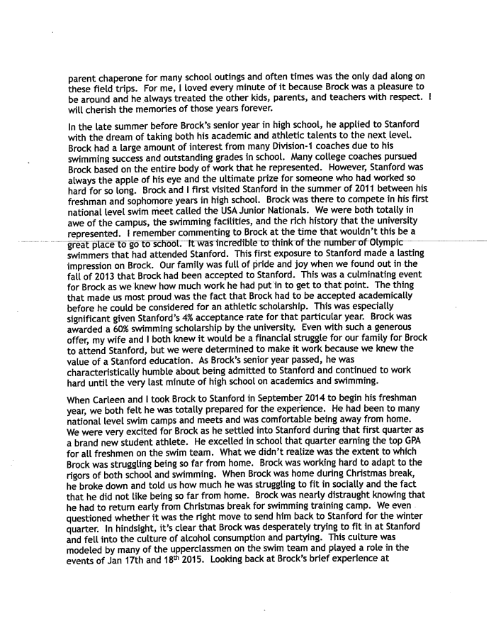 pin by alison wattles on it caught my attention pinterest brock brock turner father s letter