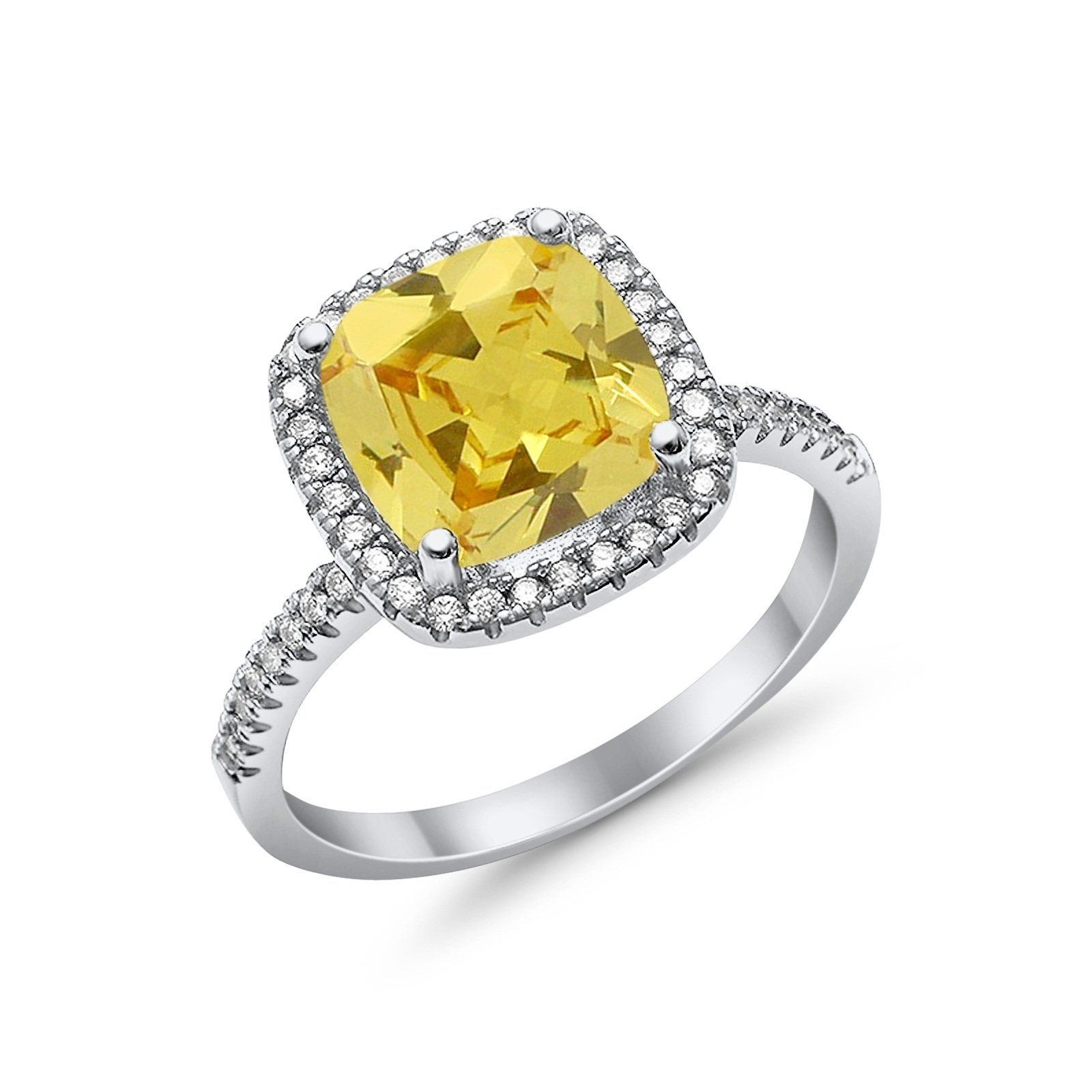 Item Specifications: Metal Type: Sterling Silver. Metal Stamp or Hallmark: .925 Metal Purity: 92.5% Sterling. Gemstone Creation Method: Simulated. Face Measurements From South To North: 11mm(0.43") Center Stone Measurements: 9mm Approximate Center Stone Carat Weight: 2.75 Carat Cushion Cut Wedding Rings, Cushion Cut Ring, Art Deco Wedding Rings, Wedding Rings Halo, Infinity Engagement Ring, Round Halo Engagement Rings, Bridal Engagement Rings, Bridal Rings, Pink Cz