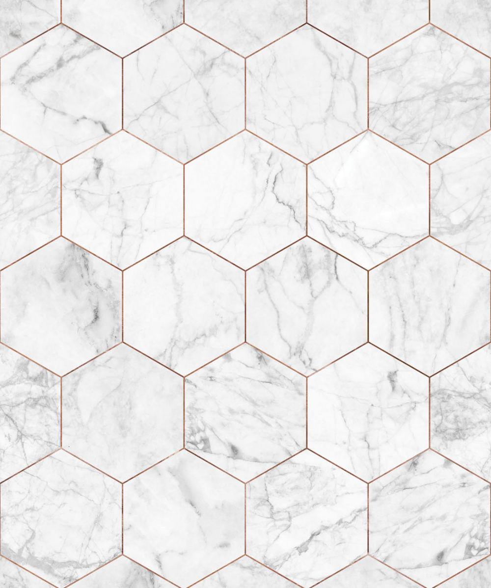 Marble Hexagon Wallpaper Hexagon Wallpaper Gold Wallpaper Bathroom Gold Wallpaper