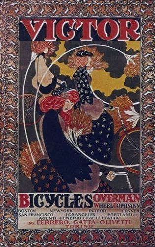 BICYCLE VINTAGE AD POSTER Victor RARE HOT NEW 1