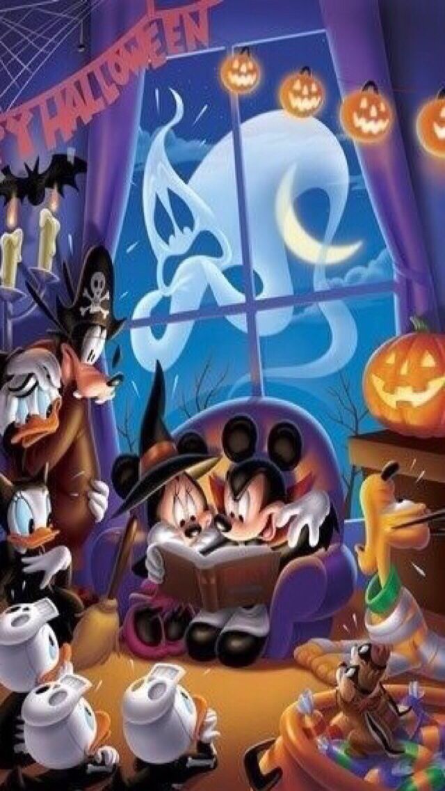 iPhone Wallpaper - Halloween tjn | Mickey halloween, Disney halloween
