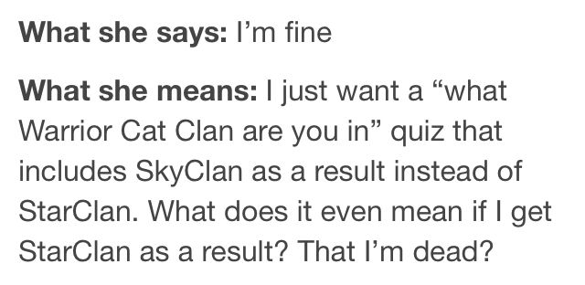 Warrior Cats Clans, Warrior Cats Funny, Warrior Cats Comics, Warrior Cat Memes, Warrior Cats Series, Warrior Cats Books, Warrior Cats Art, Cat Comics, Young Adult Book Series