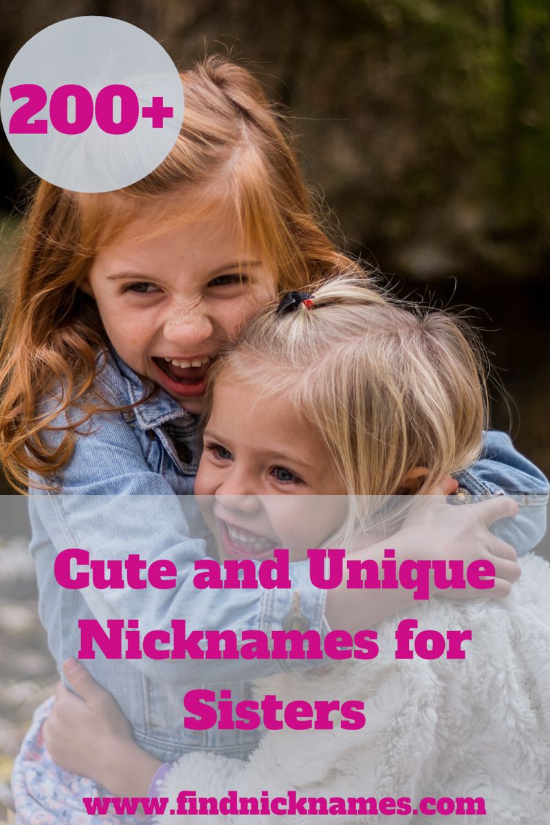 200 Cute And Lovely Nicknames For Sisters Find Nicknames Cute 200 Cute And Lovely Nicknames For Sisters Find Nicknames Cute