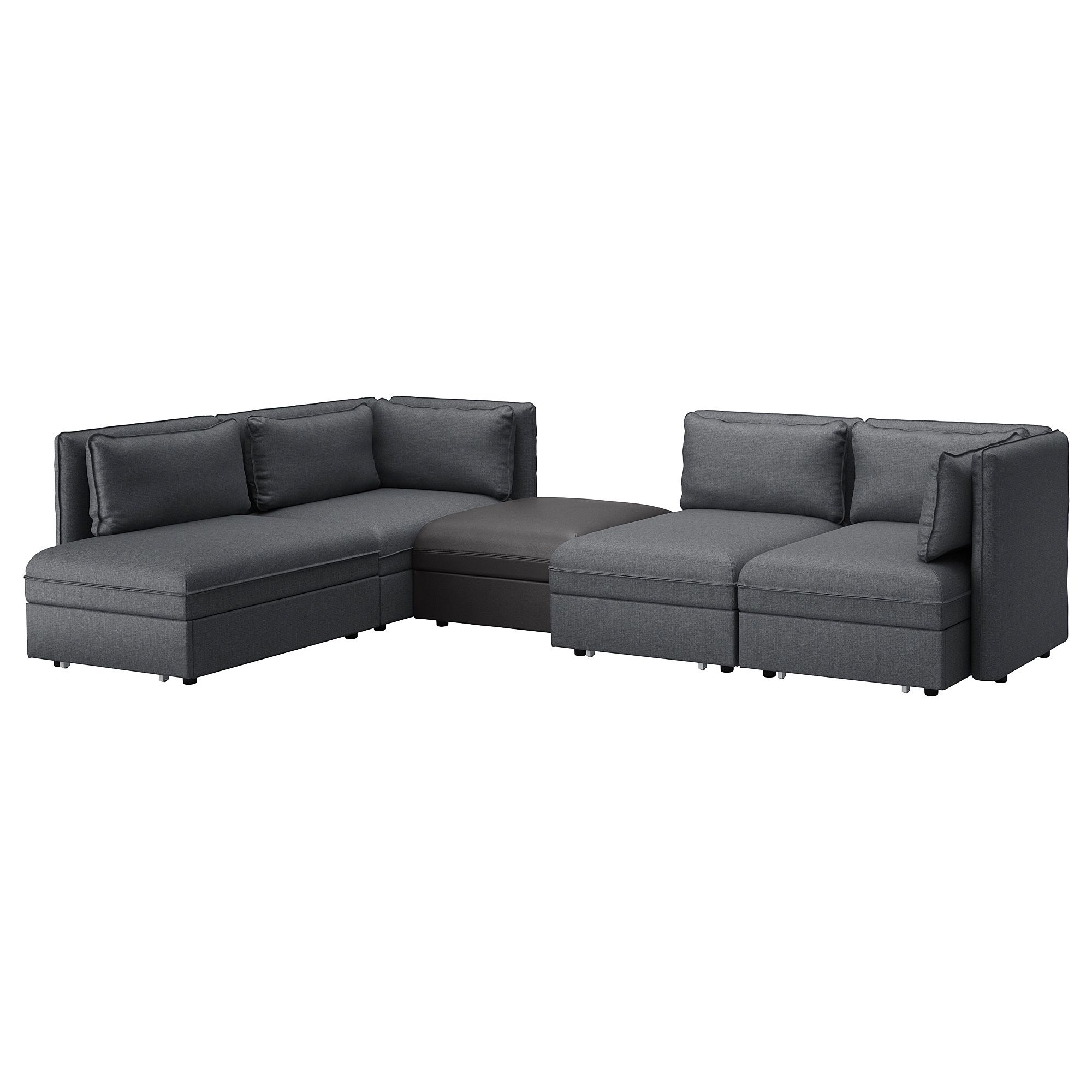 IKEA - VALLENTUNA Mod sofa, 4 seat w 3 slpr sections and ...