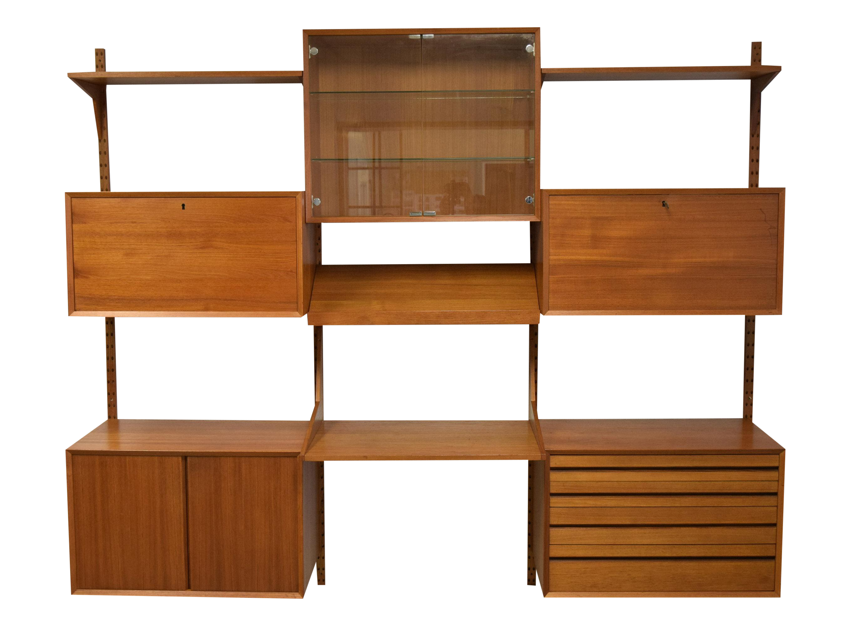 Mid Century Modern Adjustable Wall Unit