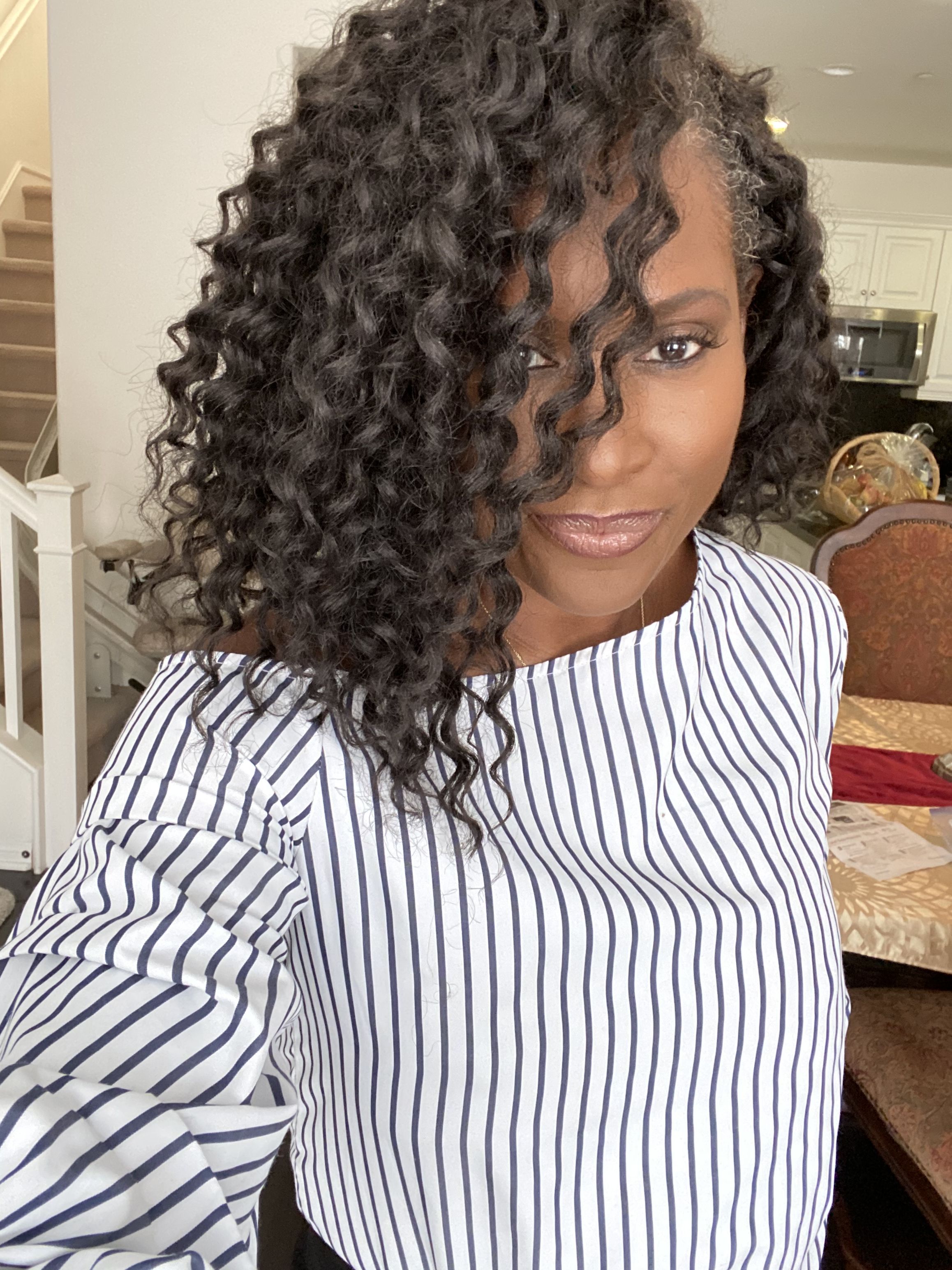 Natural Glam in 2020 Beach wave hair, Natural glam, Crochet hair styles