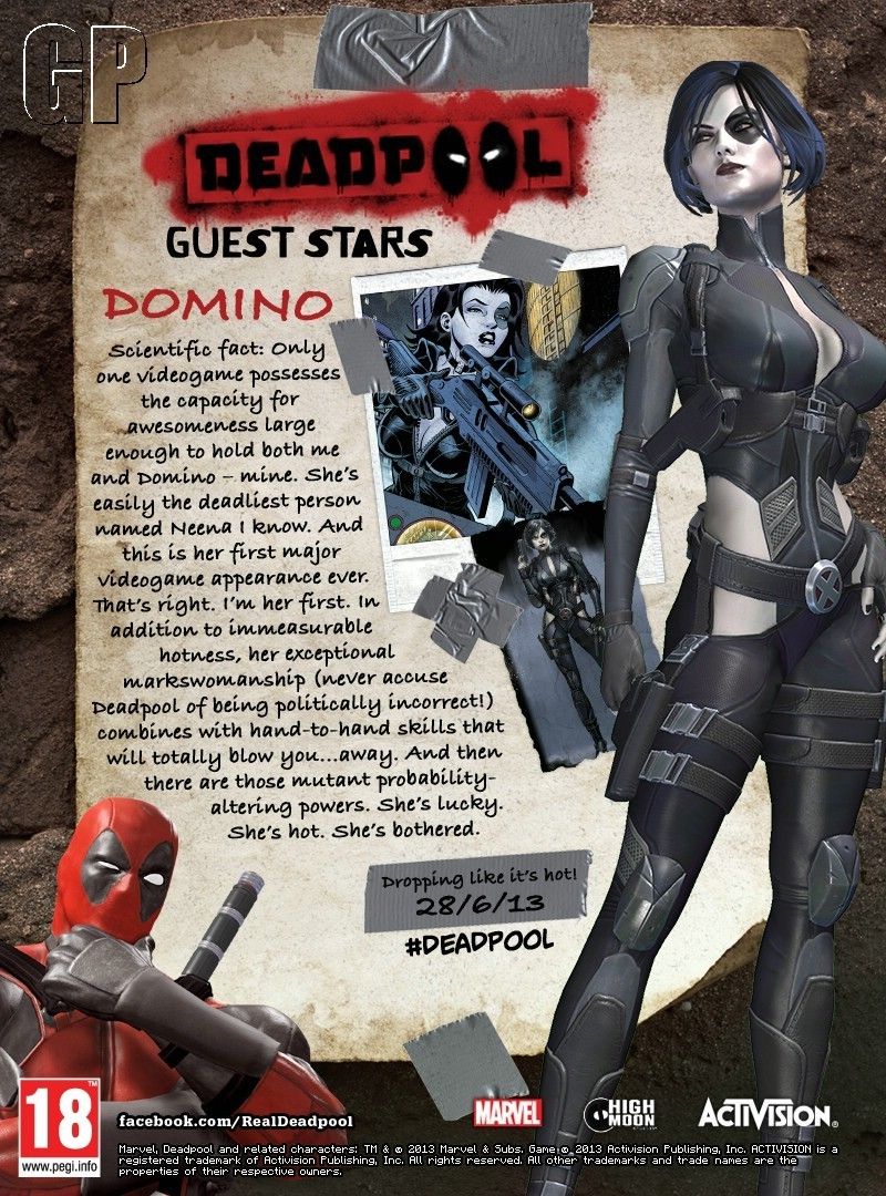 Deadpool - Guest Stars Artwork ! | Domino marvel, Deadpool, Psylocke