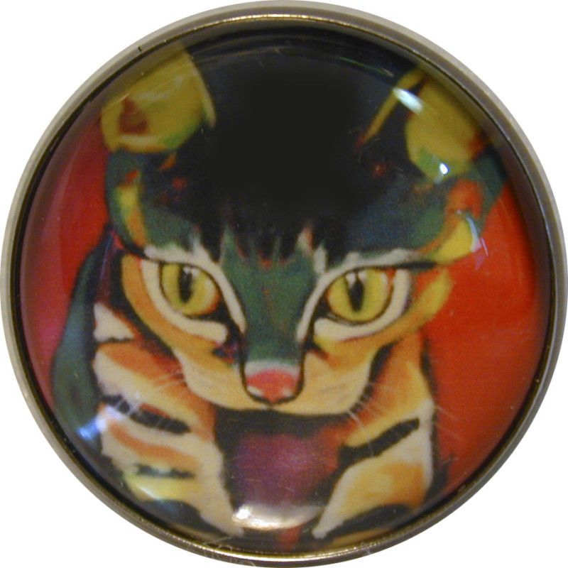 Crystal Dome Button Child Rides Bunny Rabbit 1/" R 20 FREE US SHIPPING