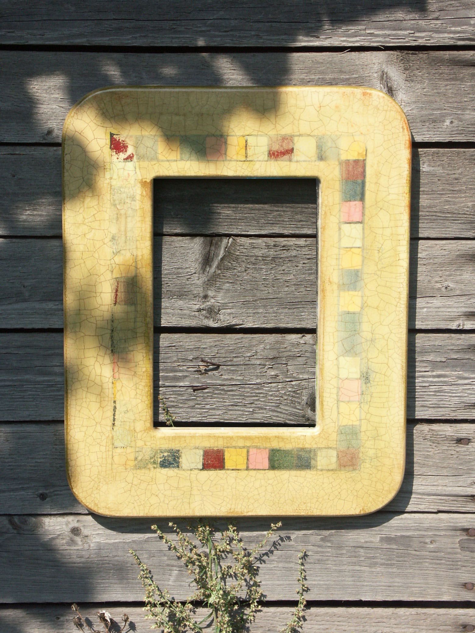 Vintage, Cracked Paint, Distressed Mirror Frame, Country Style Vintage, Cracked Paint, Distressed Mirror Frame, Country Style