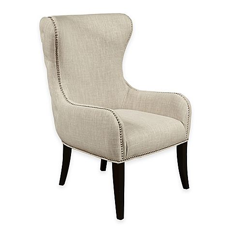 Pulaski Seraphine Mink Linen Upholstered Arm Chair In Beige Upholstered Arm Chair Accent Chairs Fabric Armchairs