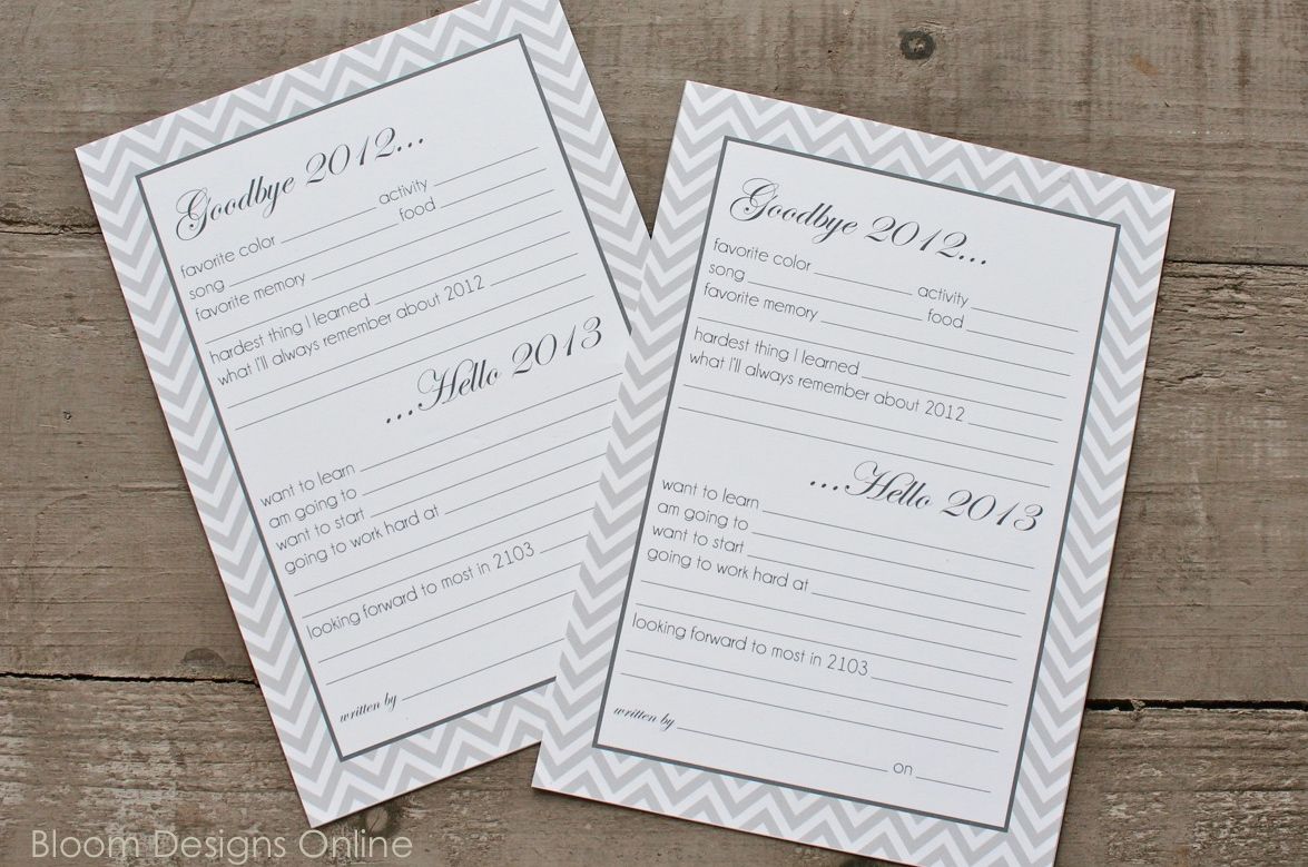 Printable New Year S Resolution Cards Lia Griffith New Year S Eve Celebrations New Years Eve Decorations New Years Eve Weddings