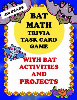 Bat Math Activities Projects For 4th Grade In 2018 My Bat Math And Activities Is A Great Integrated Resource For The Fall Season Or As An Addition To Research Project