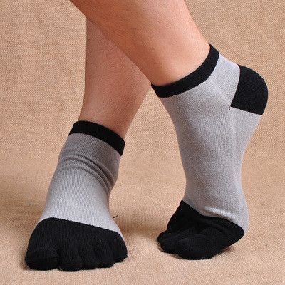 Download Wiggle Socks 100% cotton thin short high quality toe socks ...