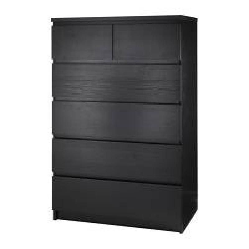 Ikea Black 6 Drawer Dresser Pinterest Ikea Black 6 Drawer Dresser