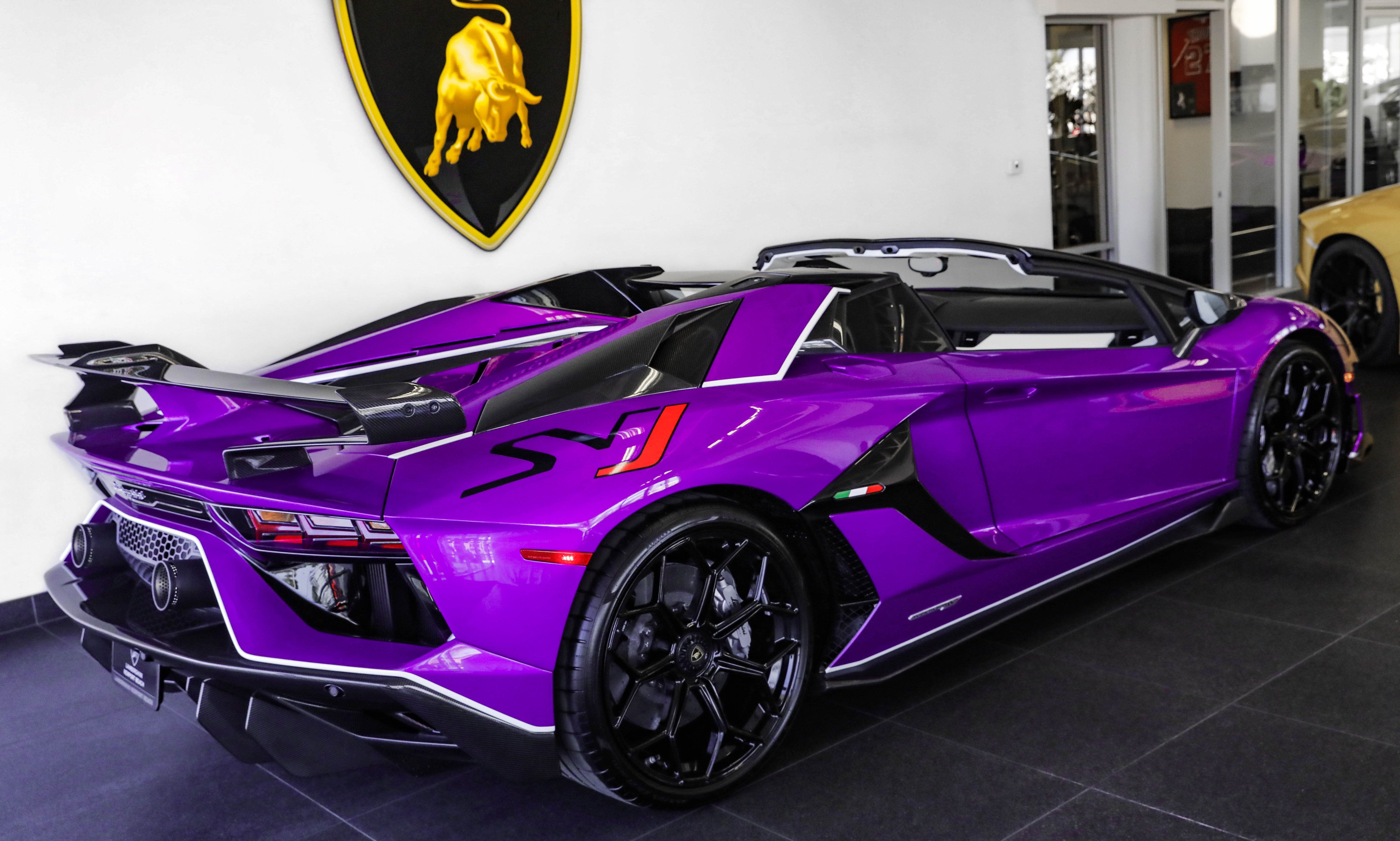Lamborghini Aventador SVJ С„РёРѕР»РµС‚РѕРІС‹Р№