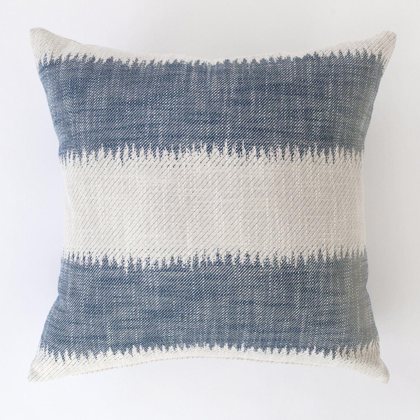 Passagio Fabric, Batik (Justina A large scale ikat style striped pillow