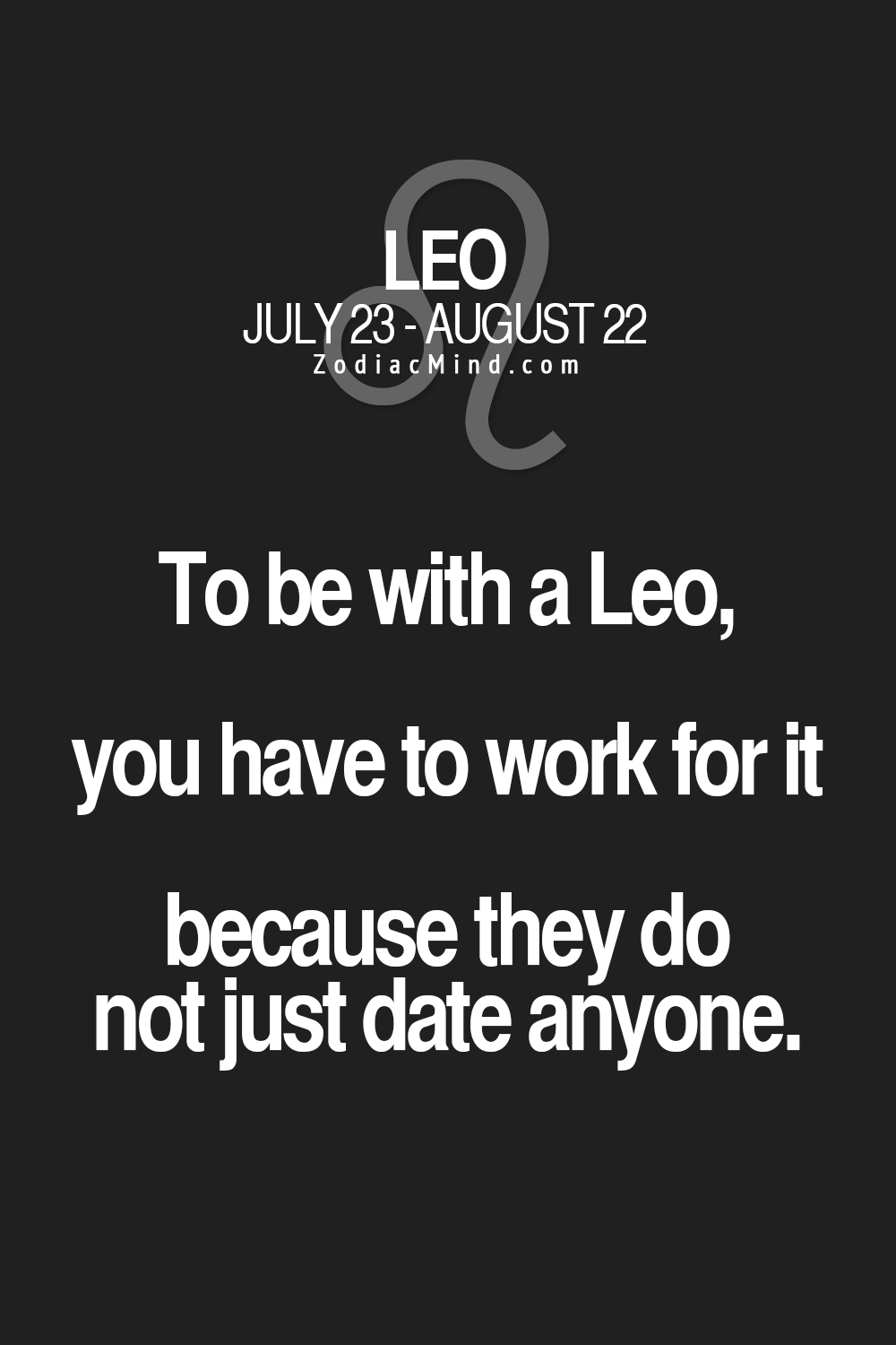 dating a leo quotes