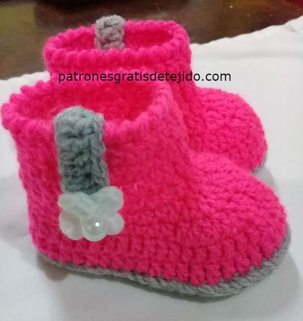 Teje Bellísimas Botas De Bebé A Crochet Paso A Paso Crochet Y Dos Zapatos De Bebé De Ganchillo Botas Para Bebé De Ganchillo Botines Para Bebé De Ganchillo