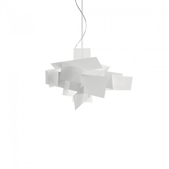 foscarini big bang suspension fl white dining area light