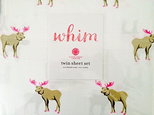 martha stewart whim collection 100 cotton sheet set party antlers martha stewart cotton sheets