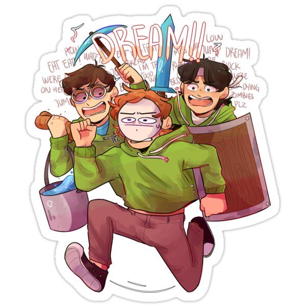 Chaotic Dream Team Sticker Chaotic Dream Team Sticker