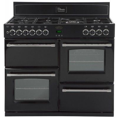 Belling Classic1000gt Gas Range Cooker Free Standing Black Belling Classic1000gt Gas Range Cooker