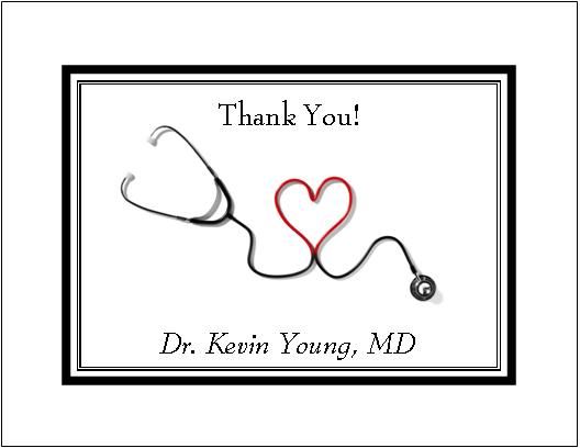 doctor or nurse thank you note cards notecards cards thank you thank you note for doctors and nurses