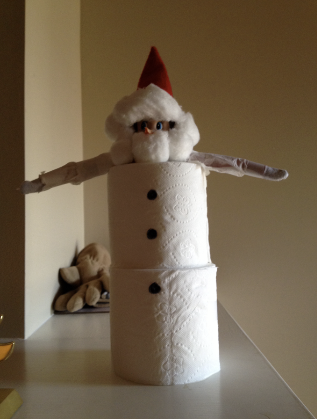 Christmas Elf for your Shelf on the Shelf Velvet Sleeping Bag /& Pillow Shelf Elf