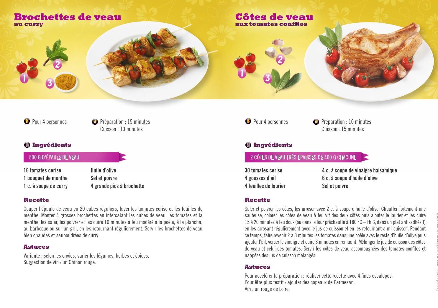 Veau 12 Recettes Recette Recette Veau Et Plat