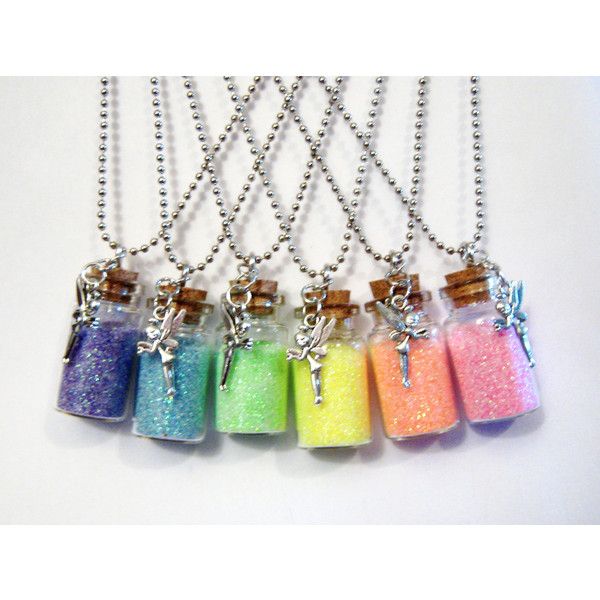 DoubleSided Fairy Charm Fairy Dust NECKLACE / Mini Glass Bottle on 26"... ($9.25) ❤ liked on Polyvore featuring jewelry, necklaces, glass charm necklace, glass charms, long charm necklace, ball chain necklace and star jewelry Bff Jewelry, Bottle Jewelry, Bottle Charms, Bottle Necklace, Girly Jewelry, Clay Charms, Pretty Jewellery, Cute Jewelry, Jewelery