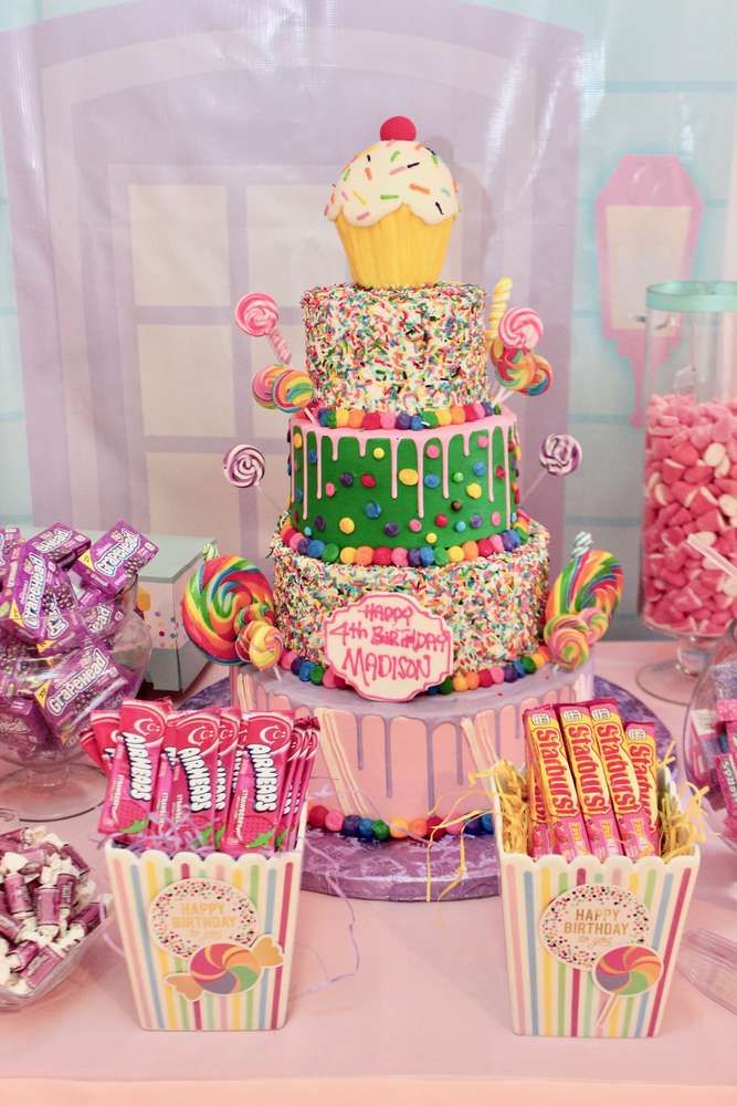 Candyland Birthday Party Ideas Photo 3 Of 26 Candy Land Birthday Party Candy Birthday Party