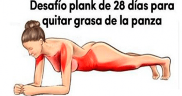 Desafío Plank De 28 Días Para Eliminar La Grasa De La Barriga Brazos Y Muslos Mujer Y Estilo Fitness Fácil Zumos Para Adelgazar Ejercicios Para La Barriga