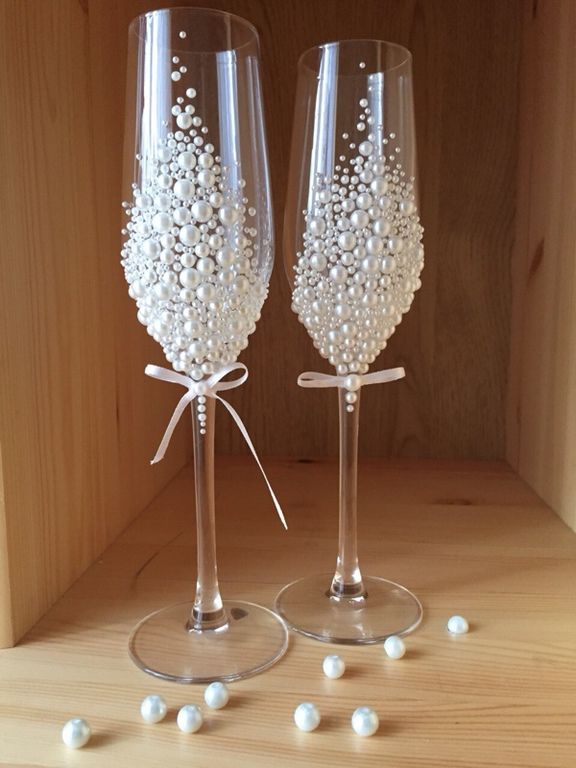 resultado de imagem para бокалы свадебные | botella vino para regalo