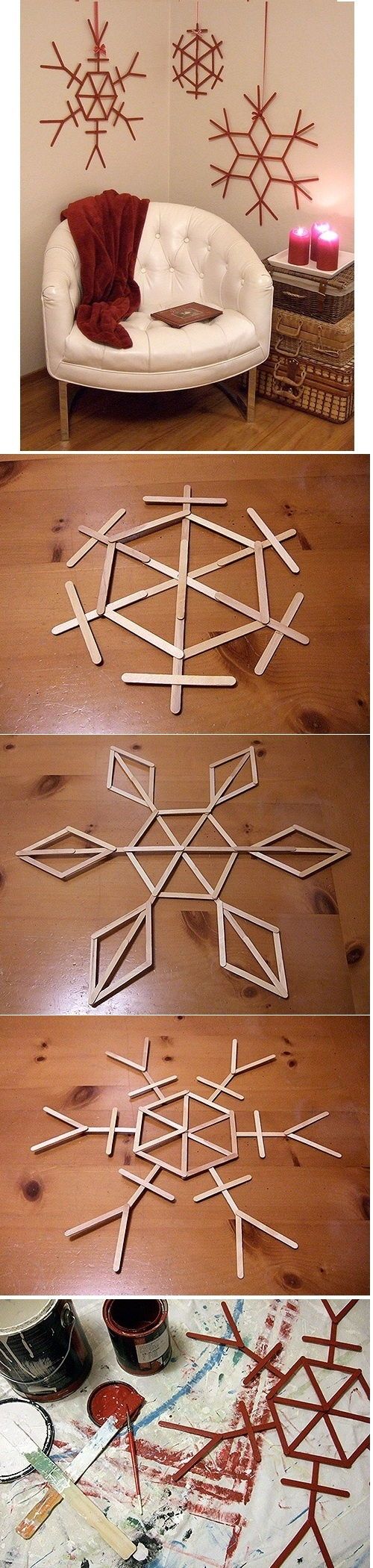 26 Creative Snowflake Decorations That Inspire - Shelterness