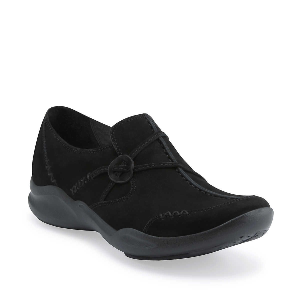 clarks wave run black nubuck