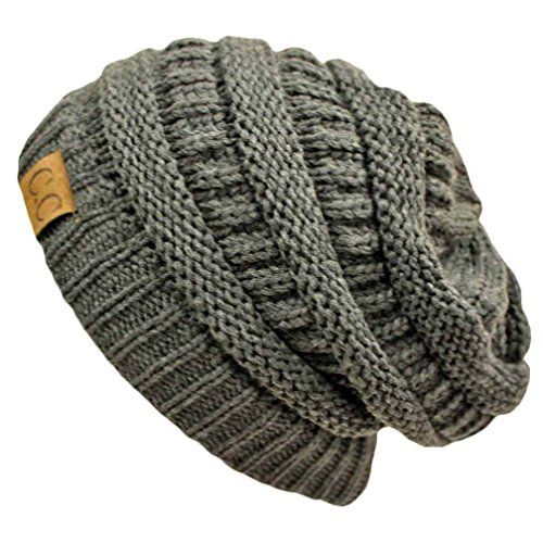 Winter CC Beanie Women Men Unisex Knit Cap Hat IVORY